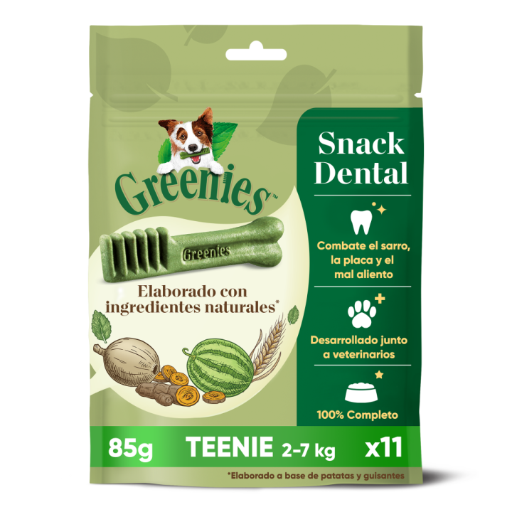 GREENIES Snack Dental 100% Natural para perros Mini 85g
