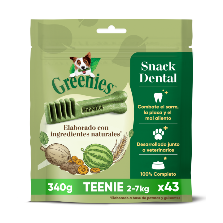 GREENIES Snack Dental 100% Natural para perros Mini...
