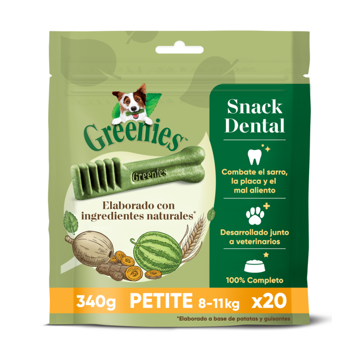 GREENIES Snack Dental 100% Natural para Perros...