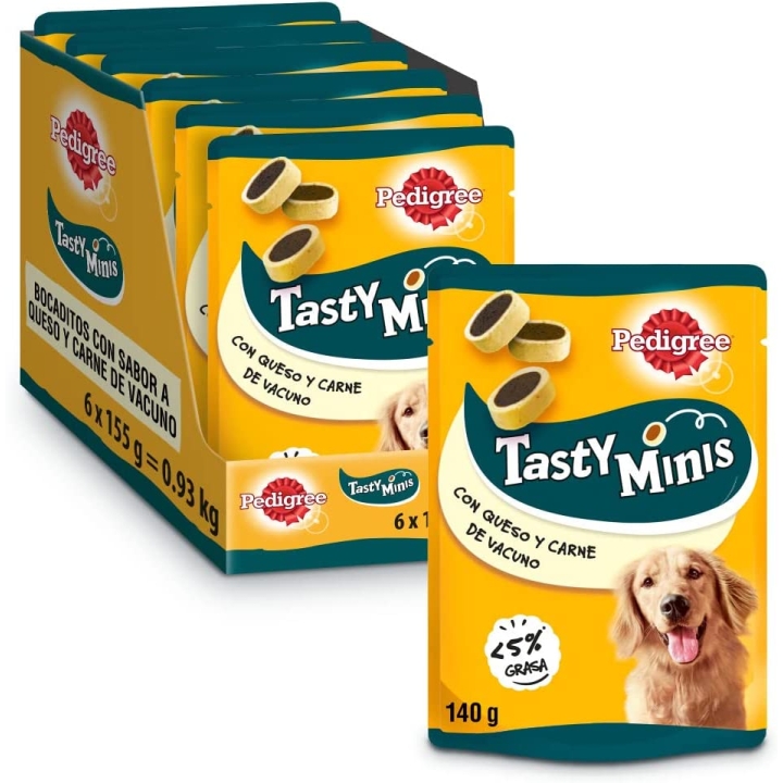 PEDIGREE Tasty Mini Snacks para Perros sabor Queso y...