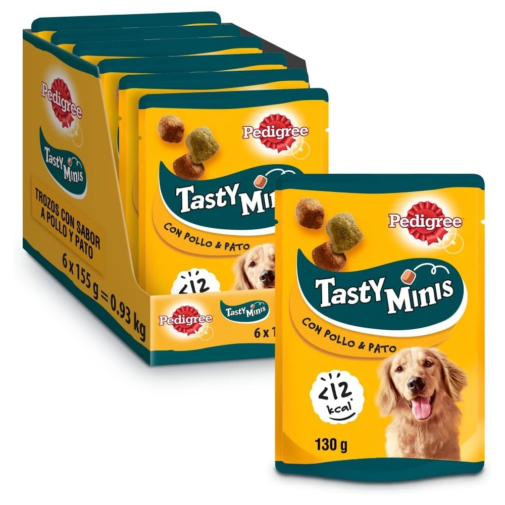Alpha Spirit Snacks de Pato para perro Caja (24 bolsas x 50g)