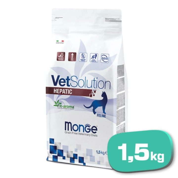 MONGE Vet Solution Hepatic Gato 1,5 Kg