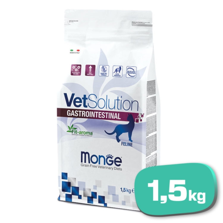 MONGE Vet Solution Gastrointestinal Gato 1,5 Kg