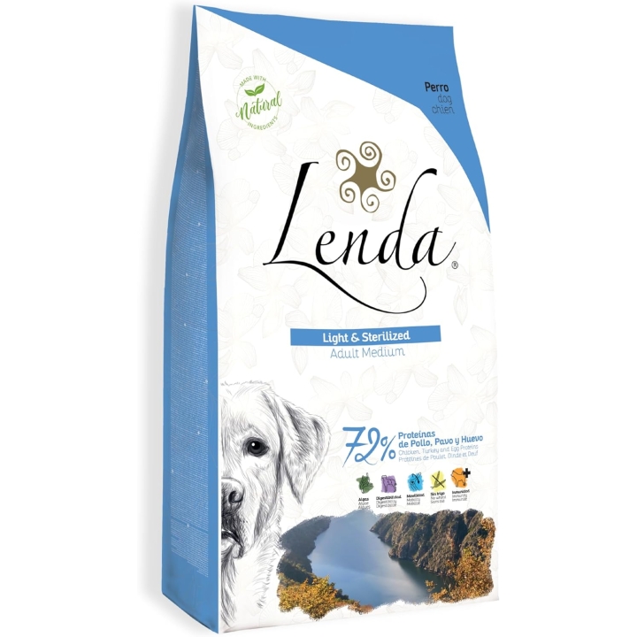 LENDA Light 12 KG - Pienso para Perros Adultos con...