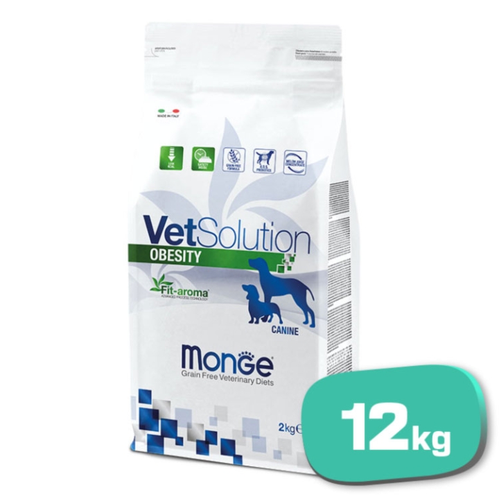 MONGE Vet Solution Perro Obesity 12 Kg