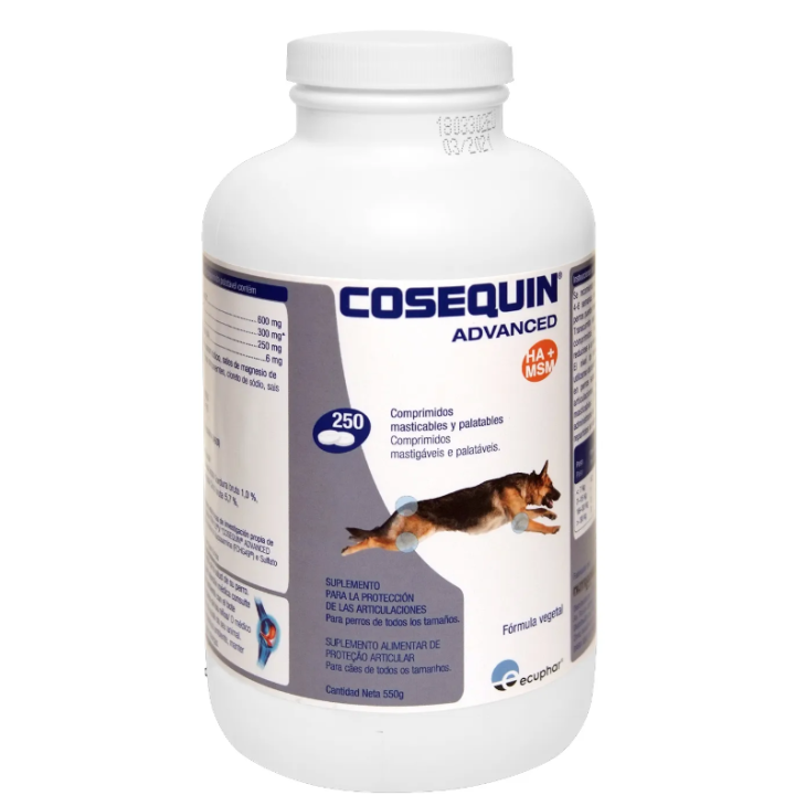 COSEQUIN Advanced condroprotector para perros 250...