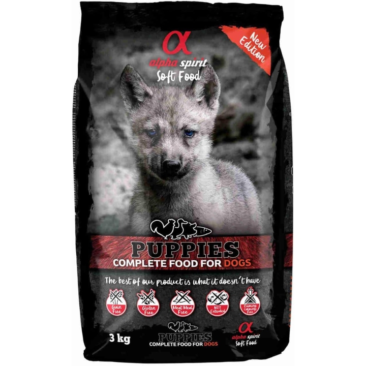 ALPHA SPIRIT Puppy Alimento Semi-humedo Cachorros 3 Kg