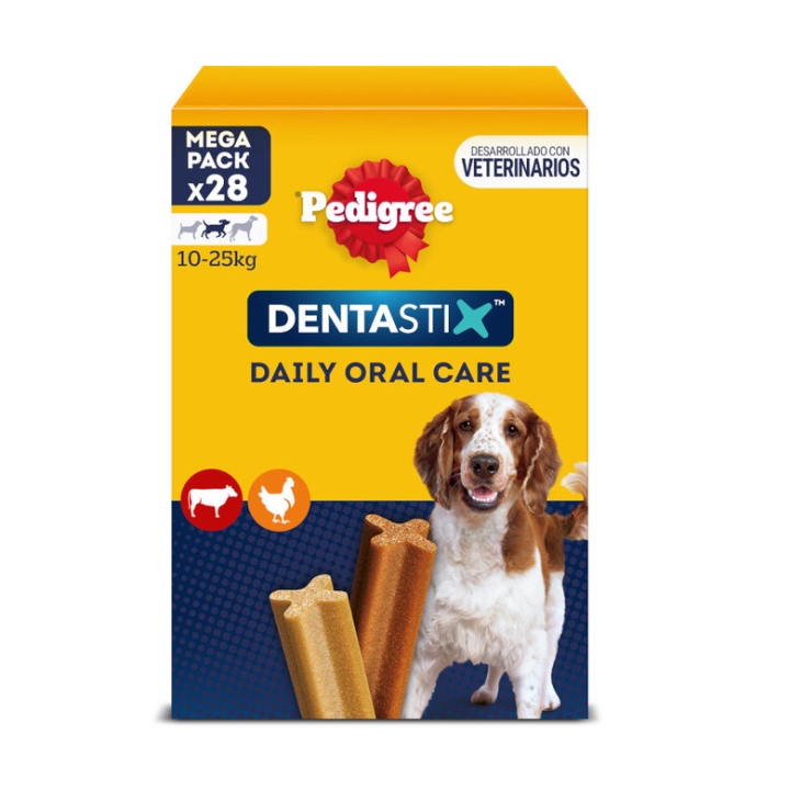 28 Barritas Pedigree Dentastix Snack Dental Perros...