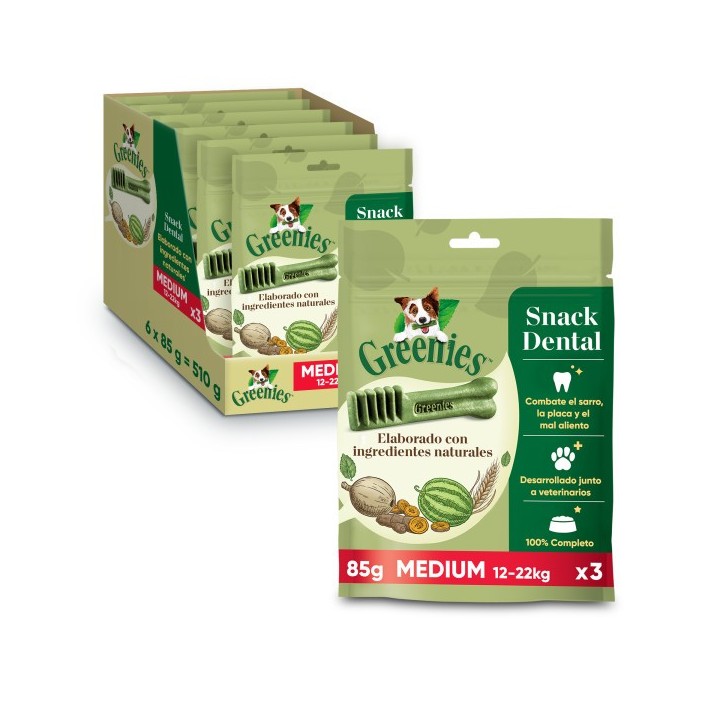 Greenies Snack Dental 100% Natural para perros...